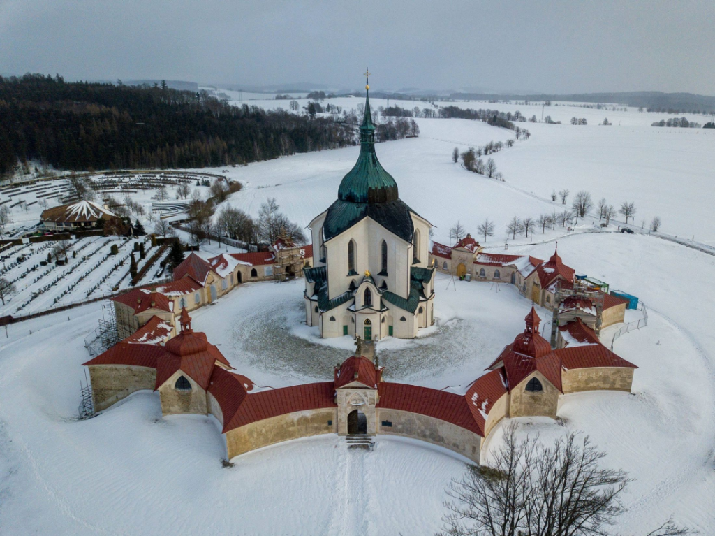 Památka UNESCO - Žďár nad Sázavou - Poutní kostel sv. Jana Nepomuckého na Zelené hoře