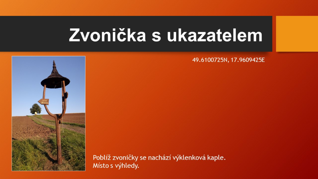 2023 Zvonička s ukazatelem