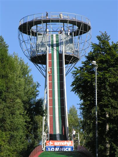 Vyhlídková věž na skokanském můstku